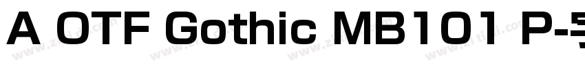 A OTF Gothic MB101 P字体转换